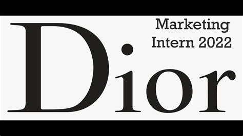 dior marketing internship london